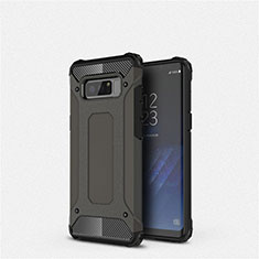 Funda Silicona Ultrafina Goma 360 Grados Carcasa S02 para Samsung Galaxy Note 8 Negro