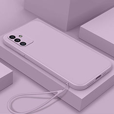 Funda Silicona Ultrafina Goma 360 Grados Carcasa S02 para Samsung Galaxy Quantum2 5G Purpura Claro