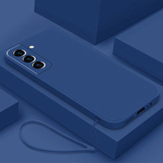 Funda Silicona Ultrafina Goma 360 Grados Carcasa S02 para Samsung Galaxy S21 5G Azul