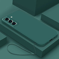 Funda Silicona Ultrafina Goma 360 Grados Carcasa S02 para Samsung Galaxy S21 5G Verde