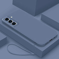 Funda Silicona Ultrafina Goma 360 Grados Carcasa S02 para Samsung Galaxy S22 5G Gris Lavanda