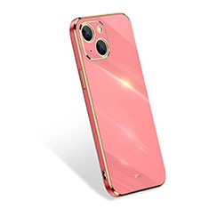 Funda Silicona Ultrafina Goma 360 Grados Carcasa S03 para Apple iPhone 13 Mini Rosa