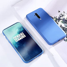 Funda Silicona Ultrafina Goma 360 Grados Carcasa S03 para OnePlus 7T Pro 5G Azul