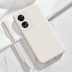 Funda Silicona Ultrafina Goma 360 Grados Carcasa S03 para Oppo A78 5G Blanco