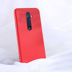 Funda Silicona Ultrafina Goma 360 Grados Carcasa S03 para Oppo Reno2 Rojo