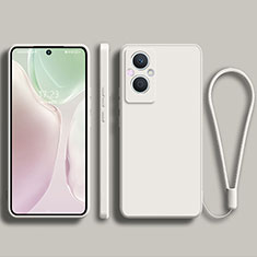 Funda Silicona Ultrafina Goma 360 Grados Carcasa S03 para Oppo Reno7 Lite 5G Blanco