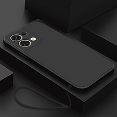 Funda Silicona Ultrafina Goma 360 Grados Carcasa S03 para Oppo Reno8 Pro+ Plus 5G Negro