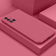 Funda Silicona Ultrafina Goma 360 Grados Carcasa S03 para Samsung Galaxy A71 4G A715 Rosa Roja