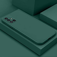 Funda Silicona Ultrafina Goma 360 Grados Carcasa S03 para Samsung Galaxy A71 5G Verde Noche