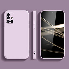 Funda Silicona Ultrafina Goma 360 Grados Carcasa S03 para Samsung Galaxy M31s Purpura Claro
