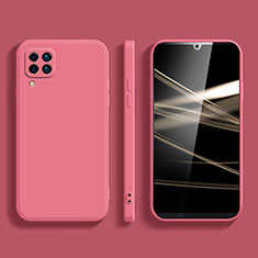 Funda Silicona Ultrafina Goma 360 Grados Carcasa S03 para Samsung Galaxy M42 5G Rosa Roja