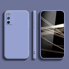 Funda Silicona Ultrafina Goma 360 Grados Carcasa S03 para Samsung Galaxy S20 Lite 5G Gris Lavanda