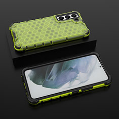 Funda Silicona Ultrafina Goma 360 Grados Carcasa S03 para Samsung Galaxy S21 FE 5G Verde