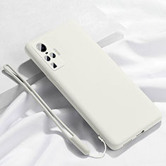 Funda Silicona Ultrafina Goma 360 Grados Carcasa S03 para Vivo X51 5G Blanco