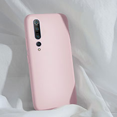 Funda Silicona Ultrafina Goma 360 Grados Carcasa S03 para Xiaomi Mi 10 Pro Rosa