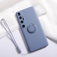 Funda Silicona Ultrafina Goma 360 Grados Carcasa S03 para Xiaomi Mi 10 Ultra Gris Lavanda