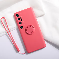 Funda Silicona Ultrafina Goma 360 Grados Carcasa S03 para Xiaomi Mi 10 Ultra Rojo