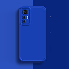 Funda Silicona Ultrafina Goma 360 Grados Carcasa S03 para Xiaomi Mi 12 5G Azul
