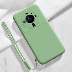 Funda Silicona Ultrafina Goma 360 Grados Carcasa S03 para Xiaomi Mi 12 Ultra 5G Menta Verde