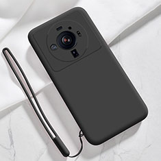 Funda Silicona Ultrafina Goma 360 Grados Carcasa S03 para Xiaomi Mi 12 Ultra 5G Negro