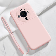 Funda Silicona Ultrafina Goma 360 Grados Carcasa S03 para Xiaomi Mi 12 Ultra 5G Rosa