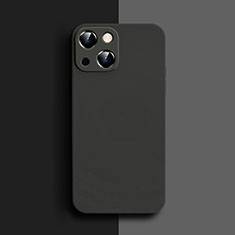 Funda Silicona Ultrafina Goma 360 Grados Carcasa S04 para Apple iPhone 13 Mini Negro