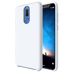 Funda Silicona Ultrafina Goma 360 Grados Carcasa S04 para Huawei Mate 10 Lite Blanco