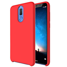 Funda Silicona Ultrafina Goma 360 Grados Carcasa S04 para Huawei Mate 10 Lite Rojo
