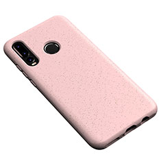 Funda Silicona Ultrafina Goma 360 Grados Carcasa S04 para Huawei P30 Lite New Edition Oro Rosa