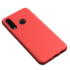 Funda Silicona Ultrafina Goma 360 Grados Carcasa S04 para Huawei P30 Lite Rojo