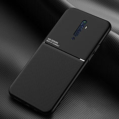 Funda Silicona Ultrafina Goma 360 Grados Carcasa S04 para Oppo Reno2 Z Negro