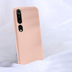 Funda Silicona Ultrafina Goma 360 Grados Carcasa S04 para Xiaomi Mi 10 Rosa