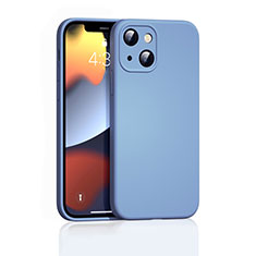 Funda Silicona Ultrafina Goma 360 Grados Carcasa S05 para Apple iPhone 13 Azul Cielo