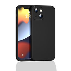 Funda Silicona Ultrafina Goma 360 Grados Carcasa S05 para Apple iPhone 13 Negro