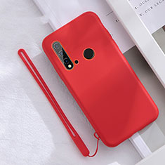 Funda Silicona Ultrafina Goma 360 Grados Carcasa S05 para Huawei P20 Lite (2019) Rojo