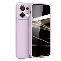 Funda Silicona Ultrafina Goma 360 Grados Carcasa S05 para Oppo Reno8 5G Purpura Claro