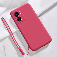 Funda Silicona Ultrafina Goma 360 Grados Carcasa S05 para Realme V23 5G Rojo