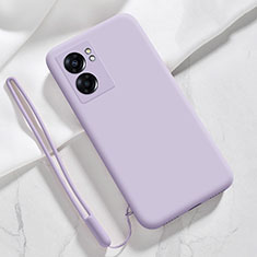 Funda Silicona Ultrafina Goma 360 Grados Carcasa S05 para Realme V23i 5G Purpura Claro