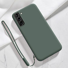 Funda Silicona Ultrafina Goma 360 Grados Carcasa S05 para Samsung Galaxy S21 Plus 5G Verde Noche