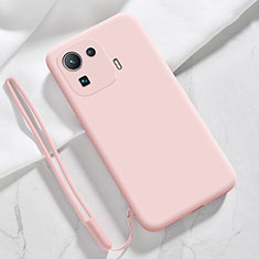 Funda Silicona Ultrafina Goma 360 Grados Carcasa S05 para Xiaomi Mi 11 Pro 5G Rosa