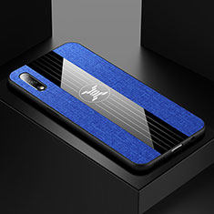 Funda Silicona Ultrafina Goma 360 Grados Carcasa S06 para Huawei Honor 9X Azul