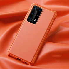 Funda Silicona Ultrafina Goma 360 Grados Carcasa S06 para Huawei P40 Pro+ Plus Naranja