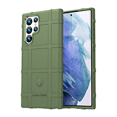 Funda Silicona Ultrafina Goma 360 Grados Carcasa S06 para Samsung Galaxy S21 Ultra 5G Verde