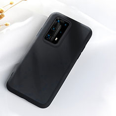 Funda Silicona Ultrafina Goma 360 Grados Carcasa S07 para Huawei P40 Pro+ Plus Negro