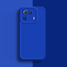 Funda Silicona Ultrafina Goma 360 Grados Carcasa S07 para Xiaomi Mi 11 Pro 5G Azul