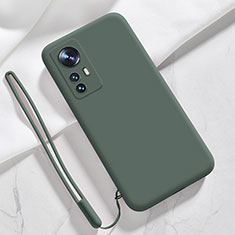 Funda Silicona Ultrafina Goma 360 Grados Carcasa S07 para Xiaomi Mi 12S 5G Verde