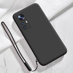 Funda Silicona Ultrafina Goma 360 Grados Carcasa S07 para Xiaomi Mi 12S Pro 5G Negro