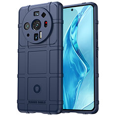 Funda Silicona Ultrafina Goma 360 Grados Carcasa S07 para Xiaomi Mi 12S Ultra 5G Azul