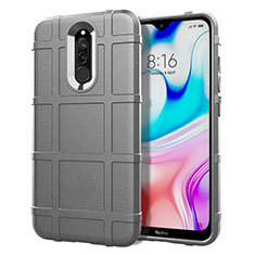 Funda Silicona Ultrafina Goma 360 Grados Carcasa S07 para Xiaomi Redmi 8 Gris