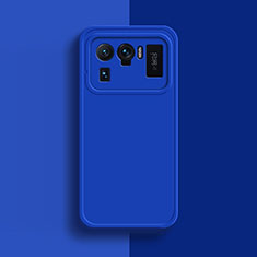 Funda Silicona Ultrafina Goma 360 Grados Carcasa S08 para Xiaomi Mi 11 Ultra 5G Azul